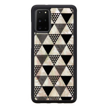 iKins dėklas Samsung Galaxy S20+ piramidės juodas