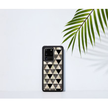 iKins case for Samsung Galaxy S20 Ultra pyramid black iKins case for Samsung Galaxy S20 Ultra pyramid black