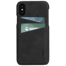 Krusell Sunne 2 Card Cover Apple iPhone XS Max vintage black Krusell Sunne 2 Card Cover Apple iPhone XS Max vintage black