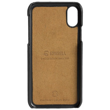 Krusell Sunne 2 Card Cover Apple iPhone XS Max vintage black Krusell Sunne 2 Card Cover Apple iPhone XS Max vintage black