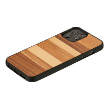 MAN&WOOD case for iPhone 12 Pro Max sabbia black MAN&WOOD case for iPhone 12 Pro Max sabbia black