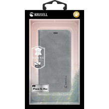 Krusell Sunne 4 Card FolioWallet Apple iPhone XS Max vintage grey