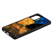 „iKins“ dėklas, skirtas „Samsung Galaxy S20+“, kavinės terasos, juodas „iKins“ dėklas, skirtas „Samsung Galaxy S20+“, kavinės terasos, juodas