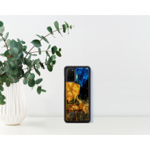 „iKins“ dėklas, skirtas „Samsung Galaxy S20+“, kavinės terasos, juodas „iKins“ dėklas, skirtas „Samsung Galaxy S20+“, kavinės terasos, juodas