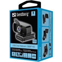 Sandberg 134-15 USB Chat Webcam 1080P HD Sandberg 134-15 USB Chat Webcam 1080P HD