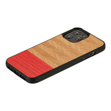 MAN&WOOD case for iPhone 12 Pro Max herringbone azalea black MAN&WOOD case for iPhone 12 Pro Max herringbone azalea black