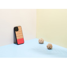 MAN&WOOD case for iPhone 12 Pro Max herringbone azalea black MAN&WOOD case for iPhone 12 Pro Max herringbone azalea black