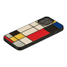 MAN&WOOD case for iPhone 12 Pro Max mondrian wood black MAN&WOOD case for iPhone 12 Pro Max mondrian wood black