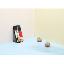 MAN&WOOD case for iPhone 12 Pro Max mondrian wood black MAN&WOOD case for iPhone 12 Pro Max mondrian wood black