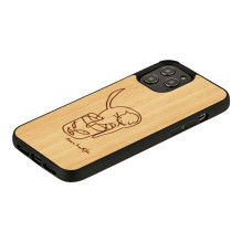 MAN&WOOD case for iPhone 12 Pro Max cat with red fish MAN&WOOD case for iPhone 12 Pro Max cat with red fish