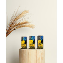 „iKins“ dėklas, skirtas „Samsung Galaxy S21+“, kavinės terasos, juodas „iKins“ dėklas, skirtas „Samsung Galaxy S21+“, kavinės terasos, juodas