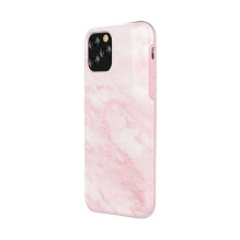 Devia Marble serijos dėklas iPhone 11 Pro Max rožinis Devia Marble serijos dėklas iPhone 11 Pro Max rožinis