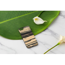 MAN&WOOD dėklas iPhone 7/8, baltas juodmedžio juodas MAN&WOOD dėklas iPhone 7/8, baltas juodmedžio juodas