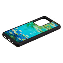 iKins dėklas Samsung Galaxy S20 Ultra vandens lelijos juodas iKins dėklas Samsung Galaxy S20 Ultra vandens lelijos juodas