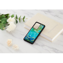iKins dėklas Samsung Galaxy S20 Ultra vandens lelijos juodas iKins dėklas Samsung Galaxy S20 Ultra vandens lelijos juodas
