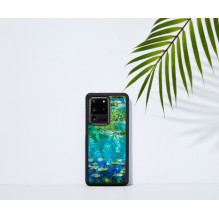 iKins dėklas Samsung Galaxy S20 Ultra vandens lelijos juodas iKins dėklas Samsung Galaxy S20 Ultra vandens lelijos juodas