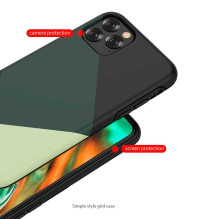 Devia paprasto stiliaus tinklelio dėklas iPhone 11 Pro Max žalias