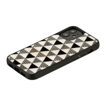 iKins dėklas Apple iPhone 12 mini piramidės juodas iKins dėklas Apple iPhone 12 mini piramidės juodas