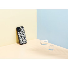 iKins dėklas Apple iPhone 12 mini piramidės juodas iKins dėklas Apple iPhone 12 mini piramidės juodas