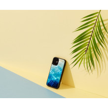iKins case for Apple iPhone 12 mini blue lake black iKins case for Apple iPhone 12 mini blue lake black