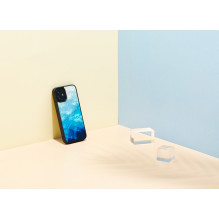 iKins case for Apple iPhone 12 mini blue lake black iKins case for Apple iPhone 12 mini blue lake black