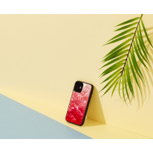 iKins case for Apple iPhone 12 mini pink lake black