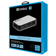 Sandberg 133-72 USB 3.0 šakotuvas su 4 prievadais Sandberg 133-72 USB 3.0 šakotuvas su 4 prievadais