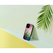iKins dėklas Apple iPhone 12 / 12 Pro vandens gėlė juodas iKins dėklas Apple iPhone 12 / 12 Pro vandens gėlė juodas
