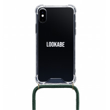 Lookabe Necklace iPhone X / Xs gold green loo013