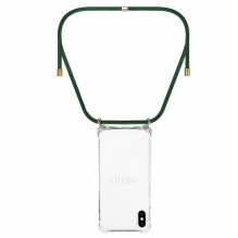 Lookabe Necklace iPhone X / Xs gold green loo013
