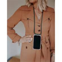 Lookabe Necklace iPhone X / Xs gold green loo013