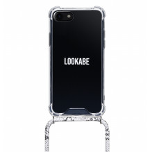 Lookabe Necklace Snake Edition iPhone X / Xs silver snake loo018