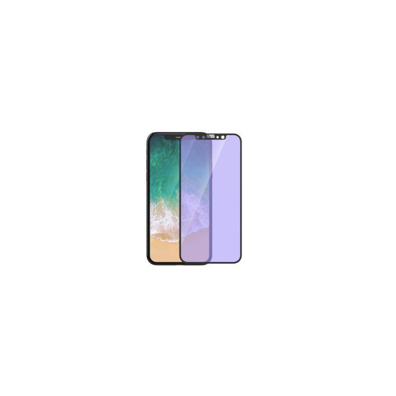 Devia Van Anti-Blue Ray viso ekrano grūdintas stiklas iPhone XS / X(5.8) juodas (10 vnt.)