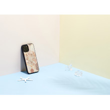 iKins case for Apple iPhone 12 / 12 Pro pink marble iKins case for Apple iPhone 12 / 12 Pro pink marble