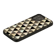 iKins dėklas Apple iPhone 12 Pro Max piramidės juodas iKins dėklas Apple iPhone 12 Pro Max piramidės juodas