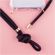Lookabe Necklace iPhone Xr gold black loo004 Lookabe Necklace iPhone Xr gold black loo004