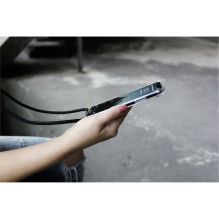 Lookabe karoliai iPhone Xr auksiniai juodi loo004