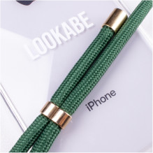 Lookabe Necklace iPhone 7 / 8 gold green loo011 Lookabe Necklace iPhone 7 / 8 gold green loo011