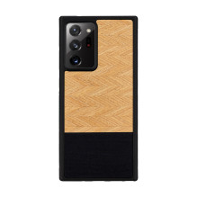 MAN&amp;WOOD case for Galaxy Note 20 Ultra herringbone nero black