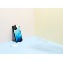 iKins case for Apple iPhone 12 Pro Max blue lake black iKins case for Apple iPhone 12 Pro Max blue lake black