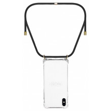 Lookabe karoliai iPhone Xs Max auksiniai juodi loo005