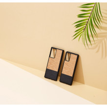 MAN&amp;WOOD dėklas, skirtas Galaxy Note 20 Ultra silkės nero juodas