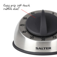 Salter 338 SSBKXR8EU16 nerūdijančio plieno mechaninis laikmatis