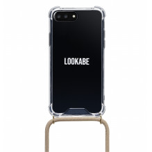 Lookabe Necklace iPhone 7 / 8+ gold nude loo007