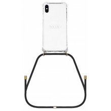 Lookabe karoliai iPhone X / Xs auksiniai juodi loo003 Lookabe karoliai iPhone X / Xs auksiniai juodi loo003