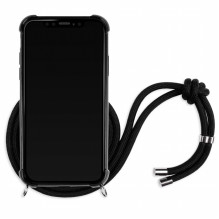 Lookabe Necklace Snake Edition iPhone Xr silver black loo024 Lookabe Necklace Snake Edition iPhone Xr silver black loo024