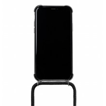 Lookabe Necklace Snake Edition iPhone Xr silver black loo024 Lookabe Necklace Snake Edition iPhone Xr silver black loo024