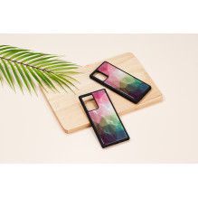 „iKins“ dėklas, skirtas „Samsung Galaxy Note 20“, vandens gėlės formos, juodas