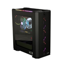 Zalman X3 BLACK ATX, ARGB ventiliatorius x4, T / G Zalman X3 BLACK ATX, ARGB ventiliatorius x4, T / G