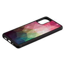 „iKins“ dėklas, skirtas „Samsung Galaxy S20+“, vandens gėlės formos, juodos spalvos